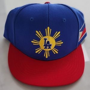 LA Dodgers Baseball Cap with Philippines Flag
